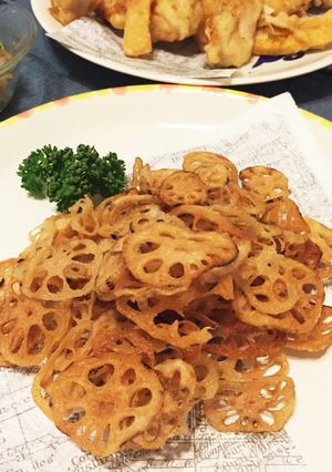 給食の味レンコンチップス-レシピのメイン写真