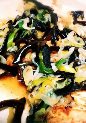 焼き豆腐とキクラゲのあんかけ-レシピのメイン写真