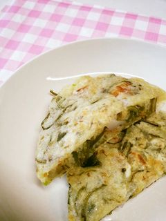 ★めかぶのお焼き★お子さんのおやつにも♪-レシピのメイン写真