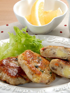 お手軽簡単!とりごぼうすり身のチーズ焼き-レシピのメイン写真