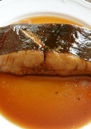 フライパンでひらめの煮つけ-レシピのメイン写真