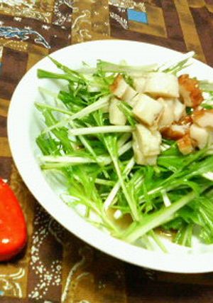 水菜のさっぱり☆ちくわサラダ♪♪-レシピのメイン写真