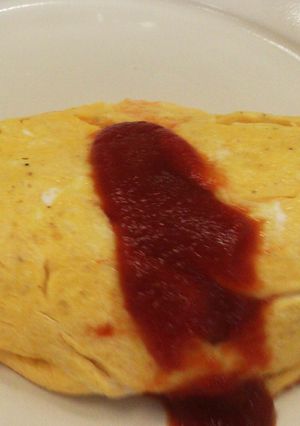 2歳の食卓☆野菜ジュースでオムライス☆-レシピのメイン写真