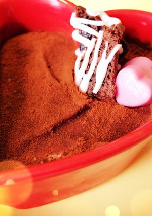 材料2つで！簡単チョコムース♡-レシピのメイン写真