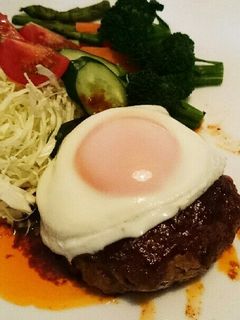 目玉焼きハンバーグ-レシピのメイン写真