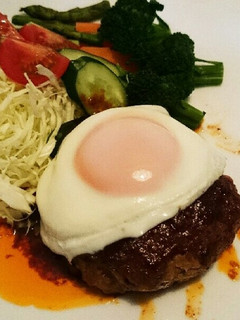 目玉焼きハンバーグ-レシピのメイン写真