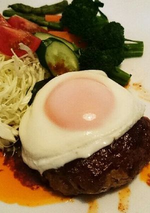 目玉焼きハンバーグ-レシピのメイン写真