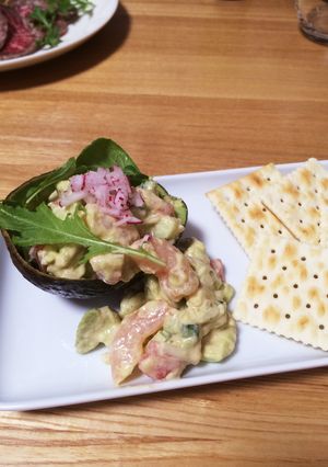 アボガドとエビのメキシカンサラダ-レシピのメイン写真