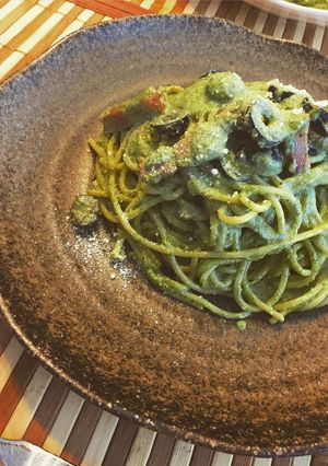 絶品♡豆腐とほうれん草のクリームパスタ-レシピのメイン写真