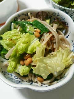 蕎麦入り和風サラダ-レシピのメイン写真