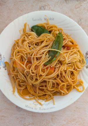 簡単★市販ソースで「ナポリタンパスタ」-レシピのメイン写真