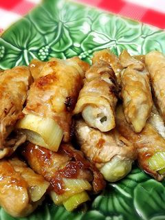 長ネギの豚肉巻き☆黄金タレ-レシピのメイン写真