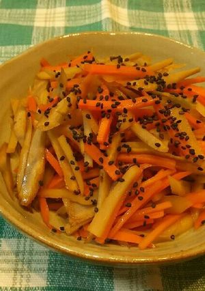 懐かしの☆給食きんぴら-レシピのメイン写真