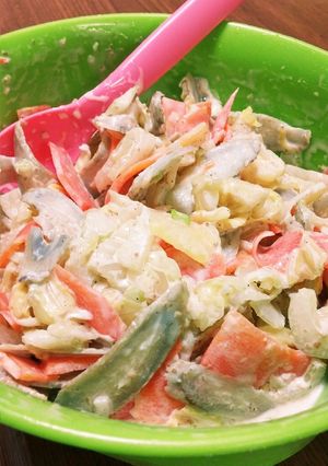 ごぼうとセロリの胡麻ドレマヨサラダ-レシピのメイン写真