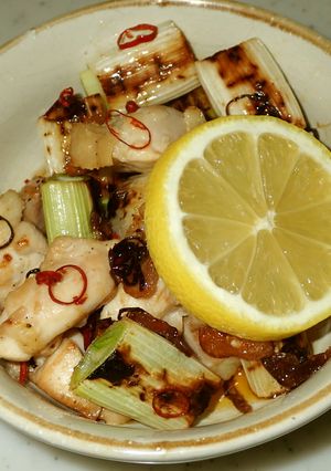 鶏肉と長ネギのペペロンチーノ-レシピのメイン写真