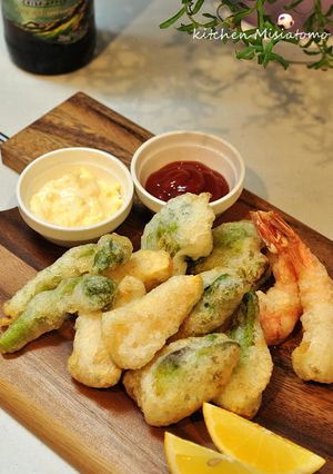 とろろ衣の山菜フリッター-レシピのメイン写真