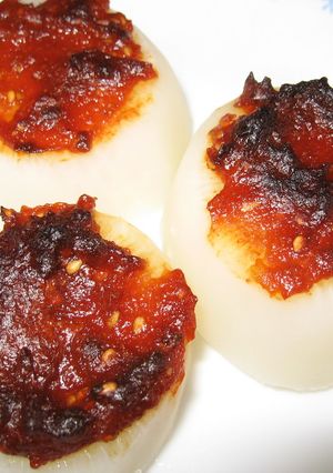 大根の田楽、韓国味-レシピのメイン写真