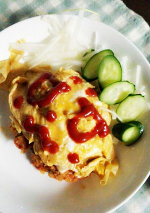 簡単！たまごぼうしオムライス坊や-レシピのメイン写真