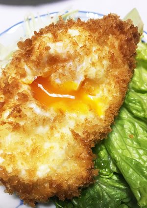 お弁当にも簡単美味しい生卵のフライ-レシピのメイン写真
