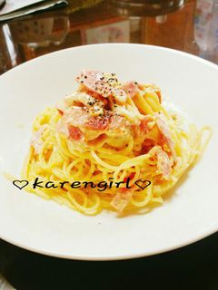 本格簡単カルボナーラ（ツナver.) by miyuki* 【クックパッド
