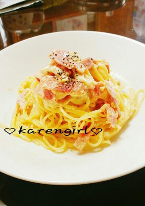 ちょっと本格的な♡カルボナーラ♡-レシピのメイン写真