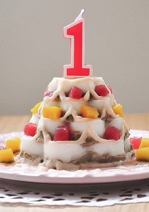 簡単！寒天で作る猫用ケーキ♪-レシピのメイン写真