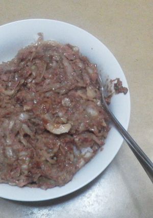 たらこキャベツ丼(もんじゃ風)-レシピのメイン写真
