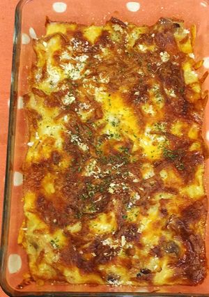 大雑把な私の冷やご飯で大皿豆乳ドリア-レシピのメイン写真