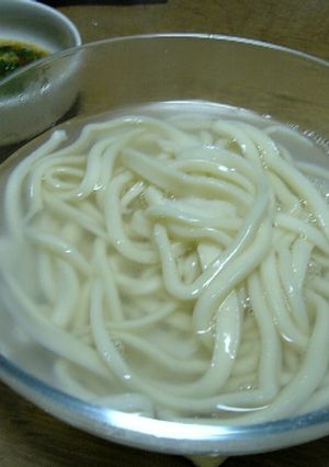 手打ちうどん（たらいうどん）-レシピのメイン写真