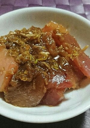 びんちょうマグロの即席ヅケ-レシピのメイン写真
