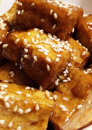 簡単に！厚揚げの甘辛照り焼き-レシピのメイン写真