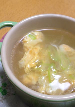 ◎5分でもう1品！ほわほわたまごスープ◎-レシピのメイン写真