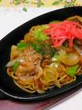 定番！シャキシャキ野菜のソース焼きそば