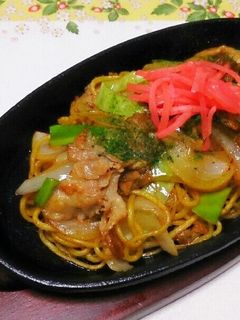 定番!シャキシャキ野菜のソース焼きそば-レシピのメイン写真