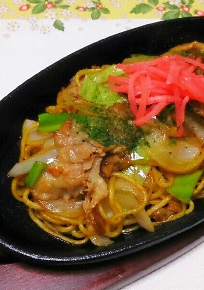 定番！シャキシャキ野菜のソース焼きそば-レシピのメイン写真