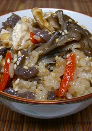 ♥舞茸と豆腐に蒟蒻も炊きこんじゃお♥-レシピのメイン写真