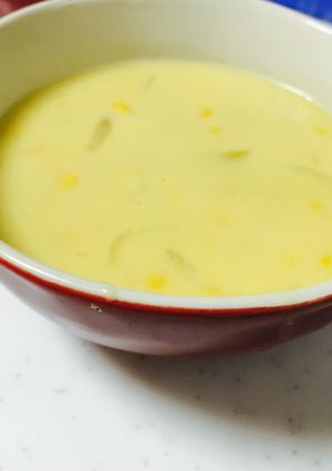 母の作るコーンスープ-レシピのメイン写真