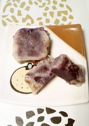 紫芋と甘納豆のきんつば-レシピのメイン写真