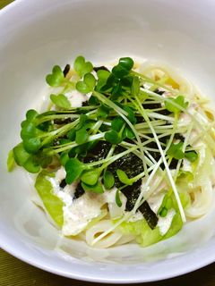 簡単!だし入りツナマヨうどん-レシピのメイン写真