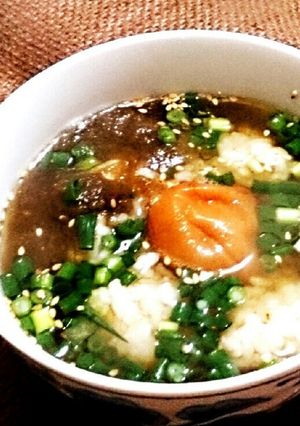 十六茶でおいしい！とろろ昆布梅茶漬け★-レシピのメイン写真