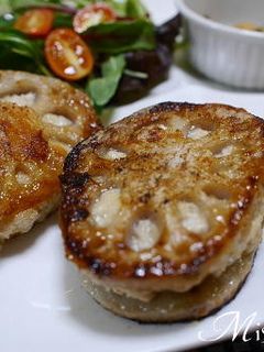 蓮根のはさみ炒め-レシピのメイン写真