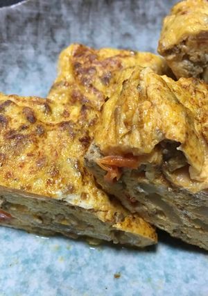 ミートソースで卵焼き-レシピのメイン写真