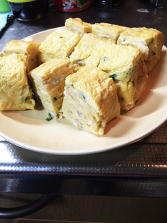 しらすと葱の卵焼き(甘くない)-レシピのメイン写真