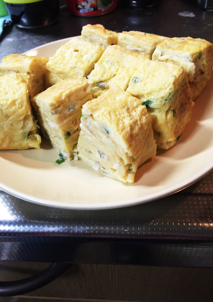 しらすと葱の卵焼き(甘くない）-レシピのメイン写真