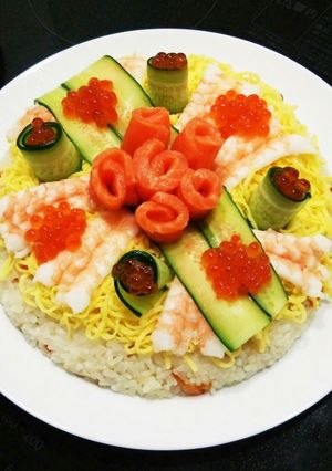 ⭐素要らず簡単ケーキちらし寿司⭐-レシピのメイン写真