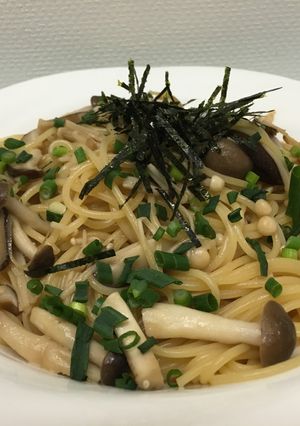 バターが香るキノコの和風パスタ 10分-レシピのメイン写真