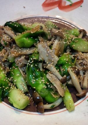 子持ち高菜と豚バラの炒め物-レシピのメイン写真