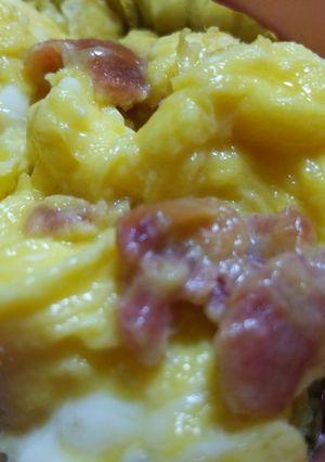 梅干し＆粉チーズdeスクランブルエッグ☆-レシピのメイン写真