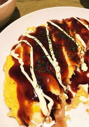 ジャガイモ入り 豚玉 お好み焼き-レシピのメイン写真