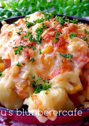 崩しポテトのクラムチャウダーチーズ焼き-レシピのメイン写真
